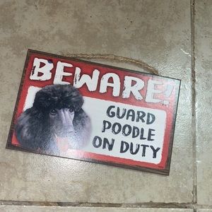 Dog sign